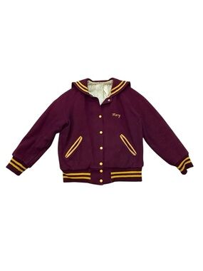 Vintage 1970s USC Trojans Wool Varsity Jacket Maroon Gold California